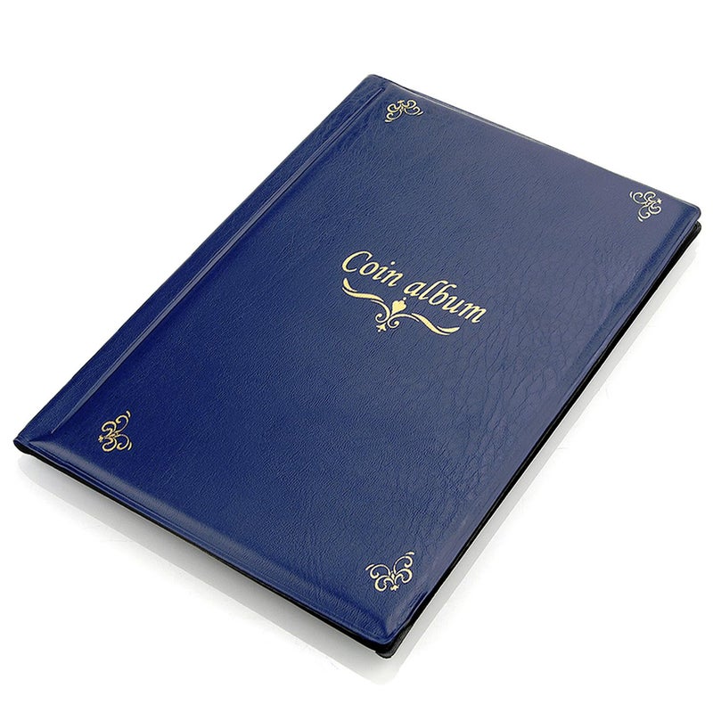 CenterZ 150 Pockets Coin Album, Penny Collecting Book, Souvenir Coins Collection Holder, Ideal for Pressed Pennies Passport, Hobby Coin Collector, Money Specie Display Storage Case (English, Blue) - Image 4